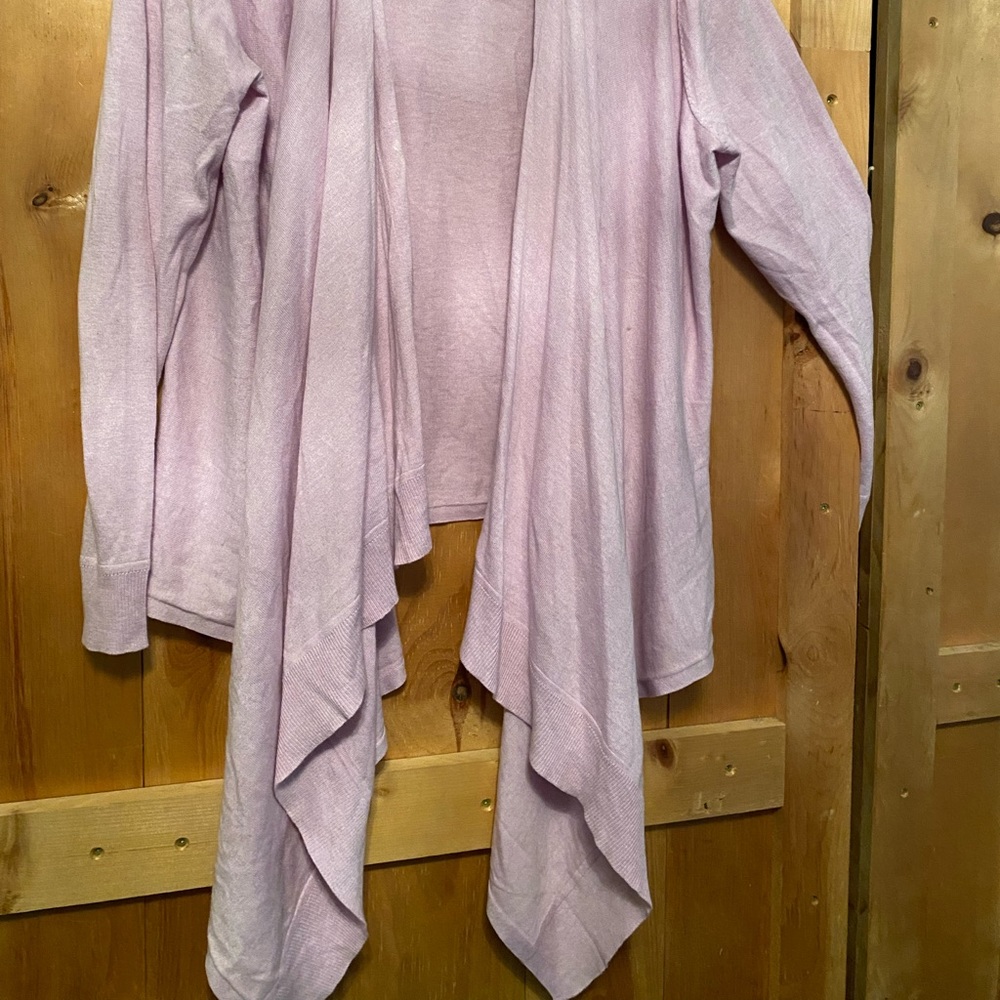 Lilac color wrap sweater Lilly Pulitzer size large